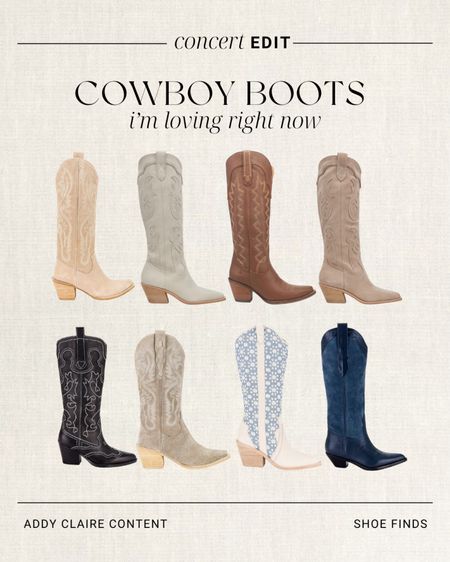 My favorite cowboy boots for 2024
Women's cowboy boots/ costal cowgirl outfit/ affordable women's boots/ amazon cowboy boots/ tall white boots/ country concert outfit

#LTKShoeCrush #LTKFestival #LTKSeasonal