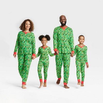 Multi Santa Matching Family Pajamas Collection - Wondershop™ | Target