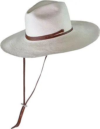 Amazon.com: Sensi Studio, Frayed Fedora Long Brim with Adjustable Leather Band | Amazon (US)