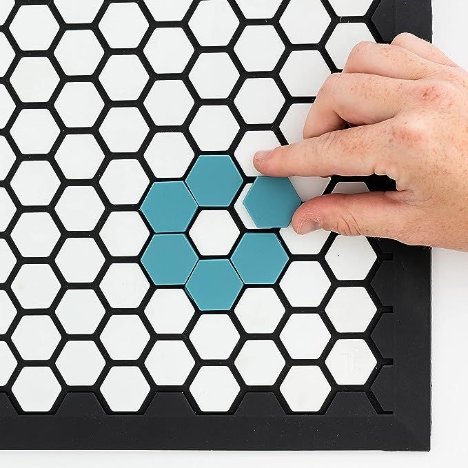 Letterfolk Doormat Tile Set - Color Tile for Customizable Mat Design - Set of 75, Dusty Blue | Amazon (US)