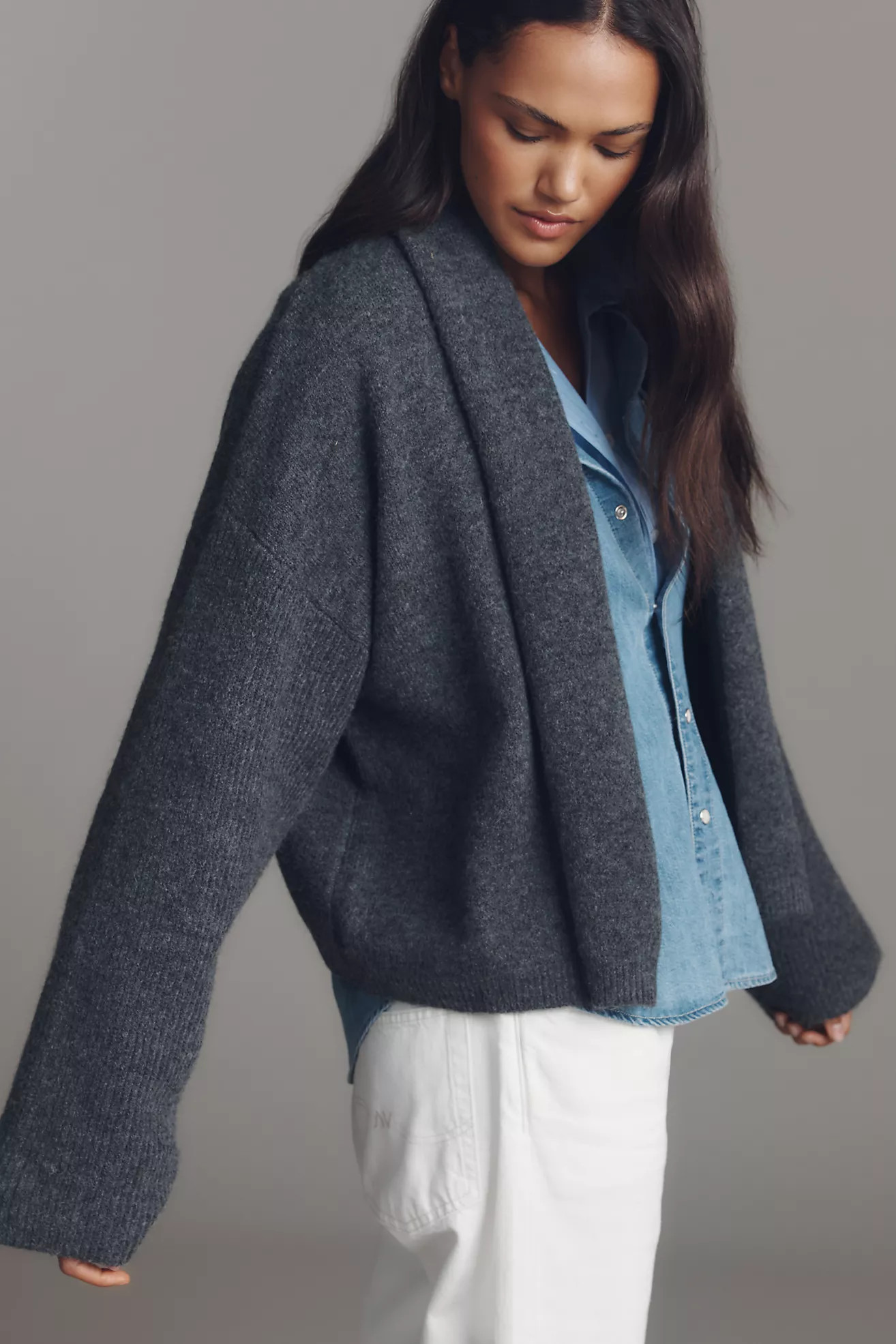 By Anthropologie Mariel Open-Front Cardigan Sweater | Anthropologie (US)