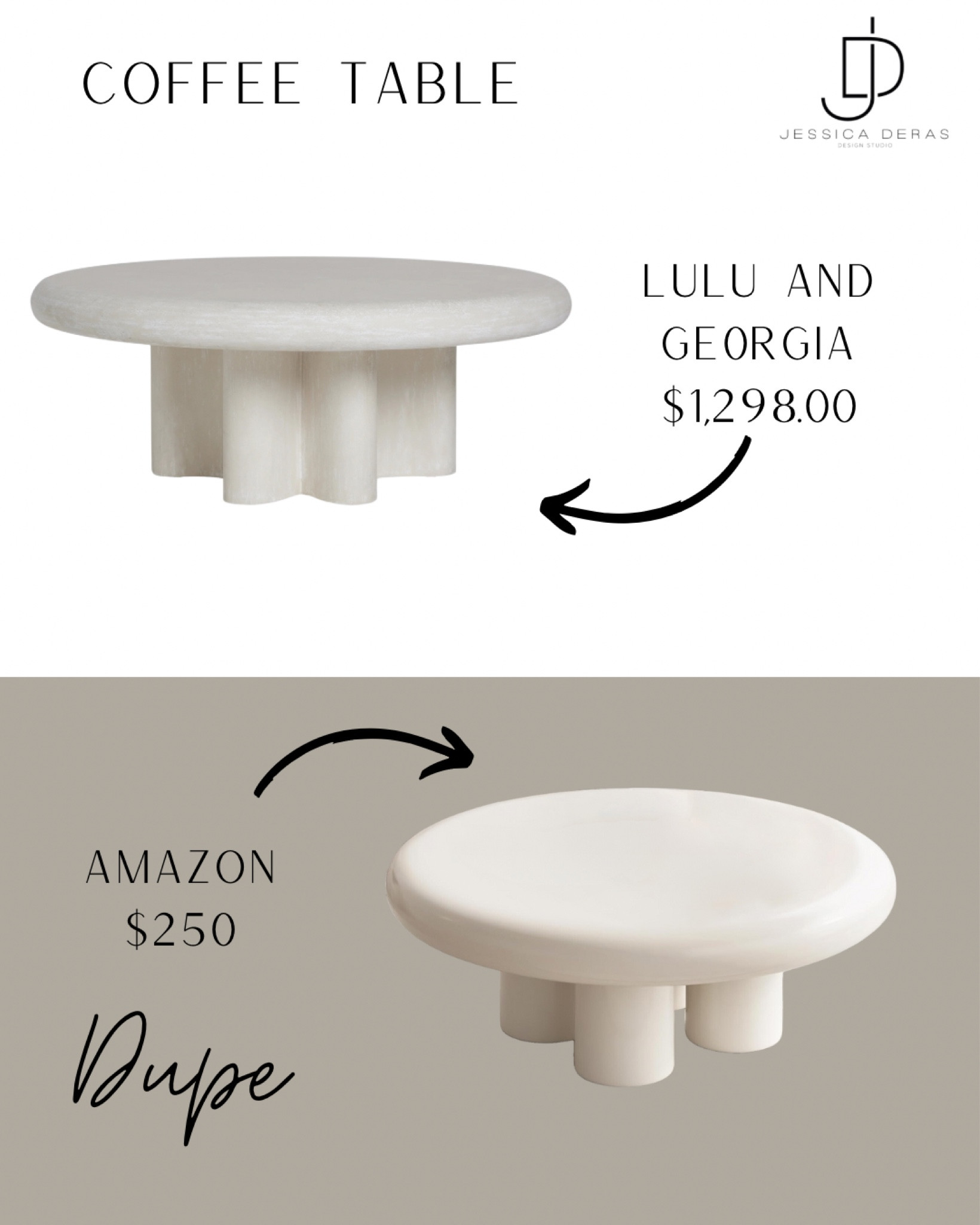 Lulu and Georgia coffee table dupe!! 👀

Interested in our interior design? (jessicaderasinteriordesign.com) to schedule a 30 min free Discovery call! We’d love to design your home. Interested in our interior design? (jessicaderasinteriordesign.com) to schedule a 30 min free Discovery call! We’d love to design your home.

#LTKHome #LTKStyleTip #LTKFamily