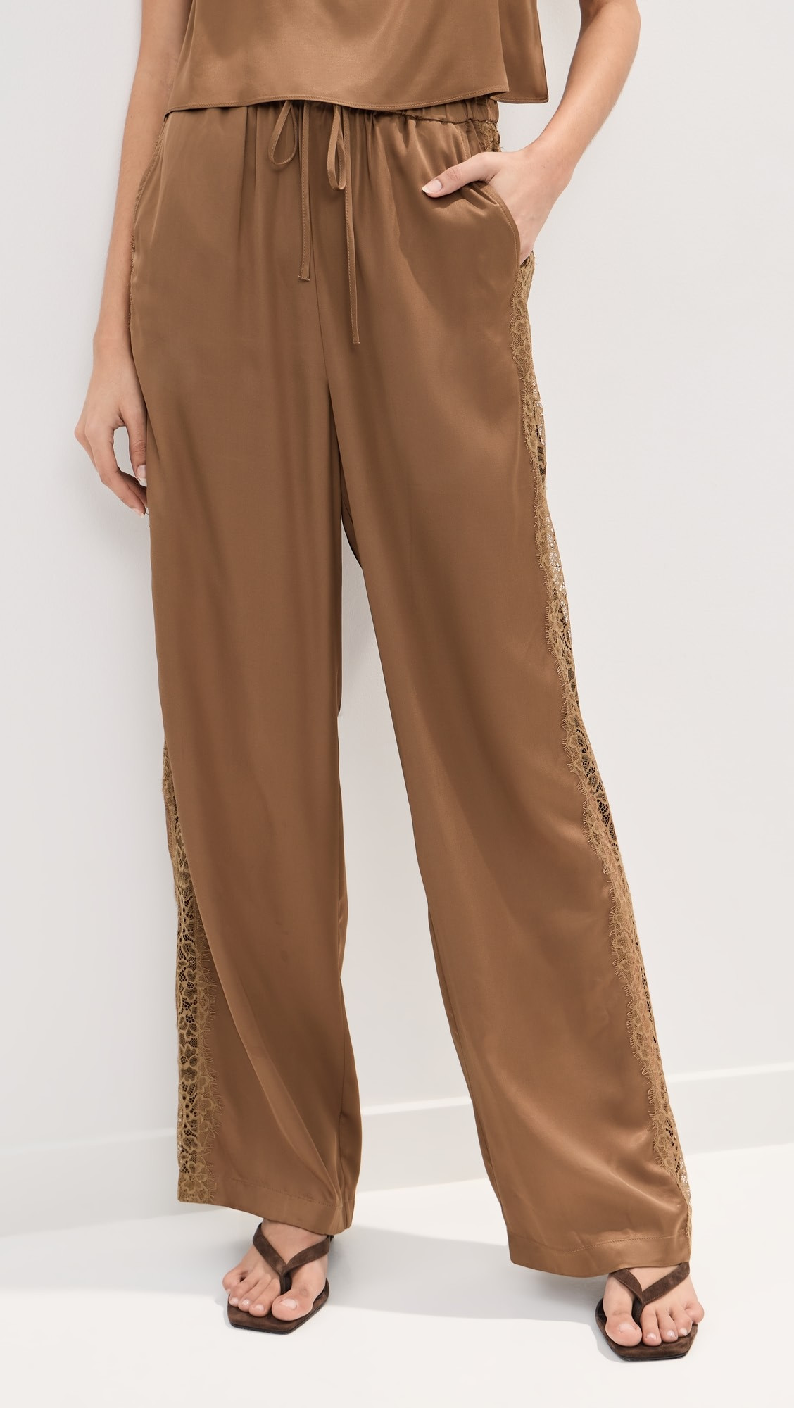 LE BOP Lauren Satin Pants | Shopbop | Shopbop