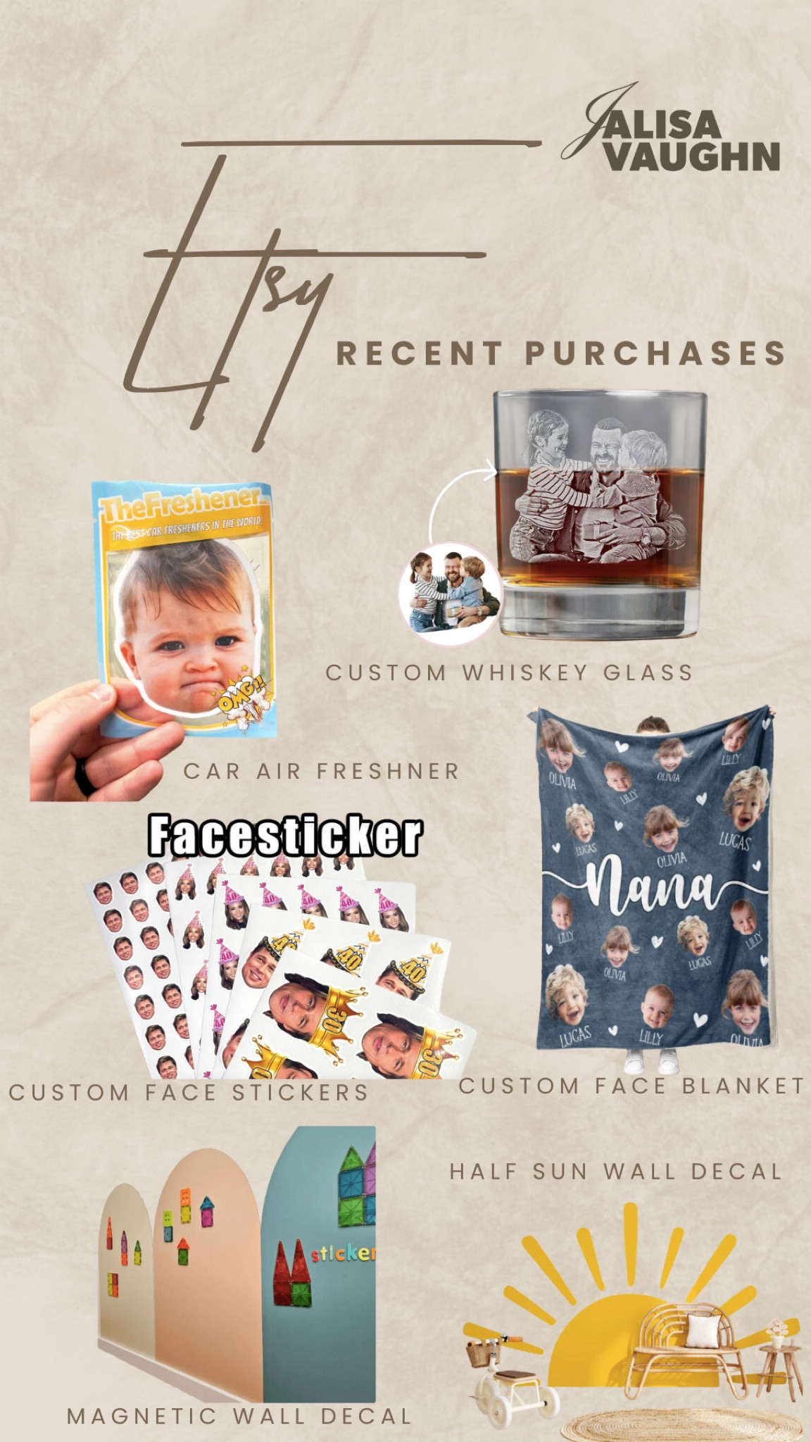 Recent Etsy purchases that would make great gift ideas for the holidays! 

#LTKFindsUnder100 #LTKGiftGuide #LTKHoliday