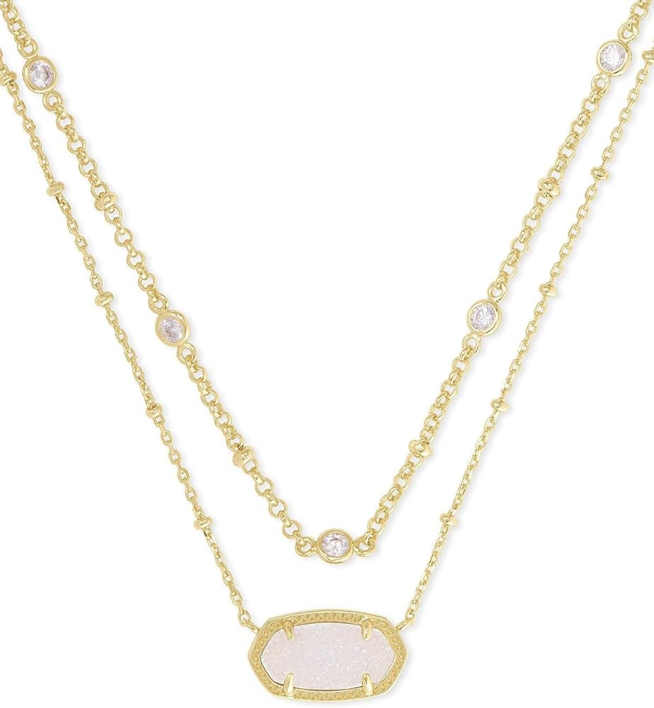 Kendra Scott Elisa Crystal Multi Strand Necklace, Fashion Jewelry for Women | Amazon (US)