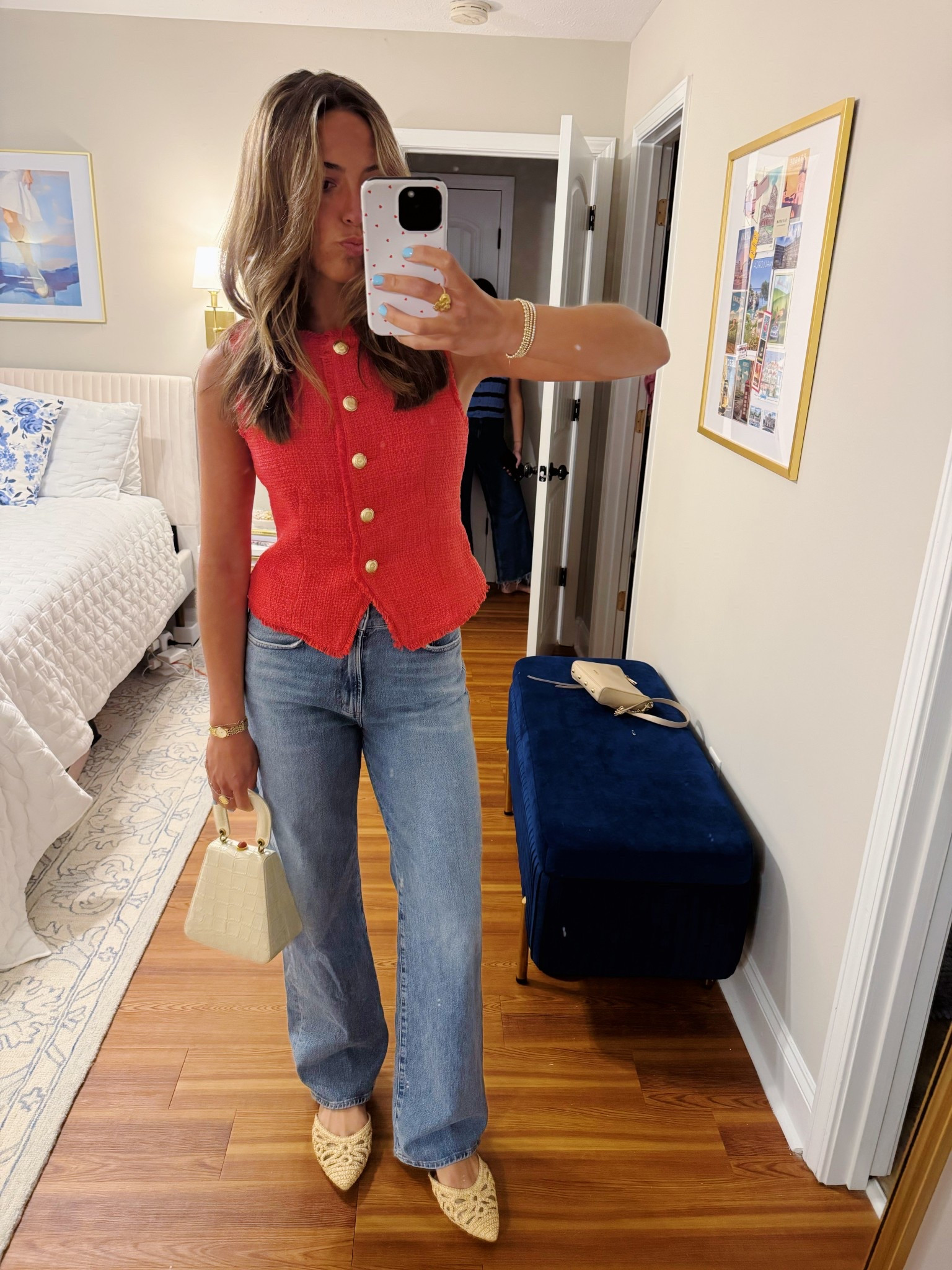 Obsessing over my new top🍒🍒