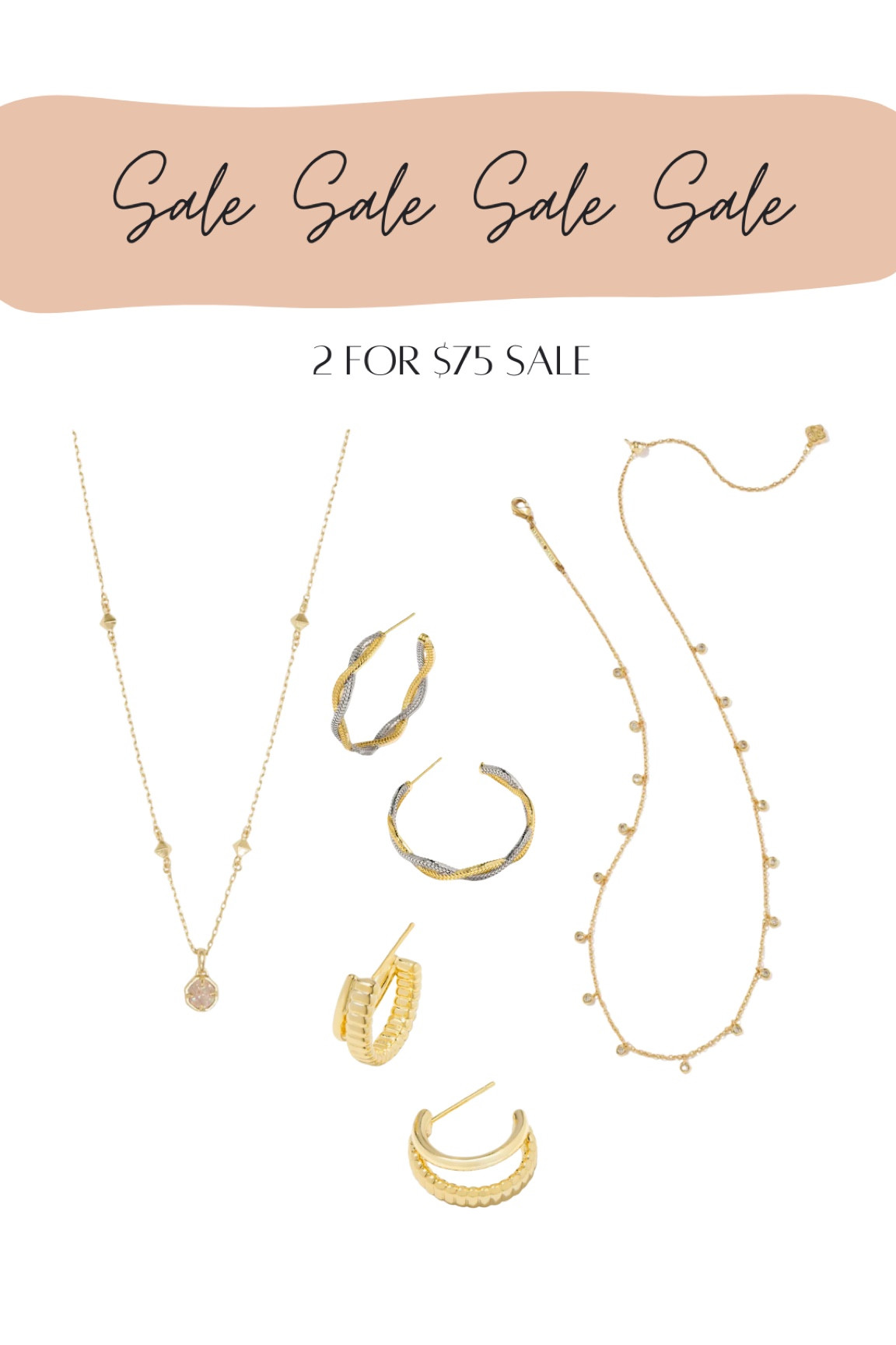 My top picks from the Kendra Scott Sale - 2 for $75. No code needed.
Good necklace, gold earrings, hoop earrings, layered necklaces

#LTKSaleAlert #LTKSummerSales #LTKStyleTip