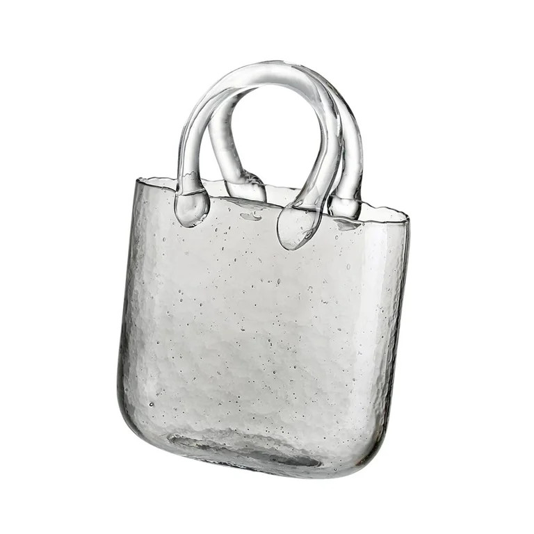 Modern Glass Flower Vase Flower Pot Centerpiece Floral Arrangement Handbag Shape Terrarium for Ta... | Walmart (US)