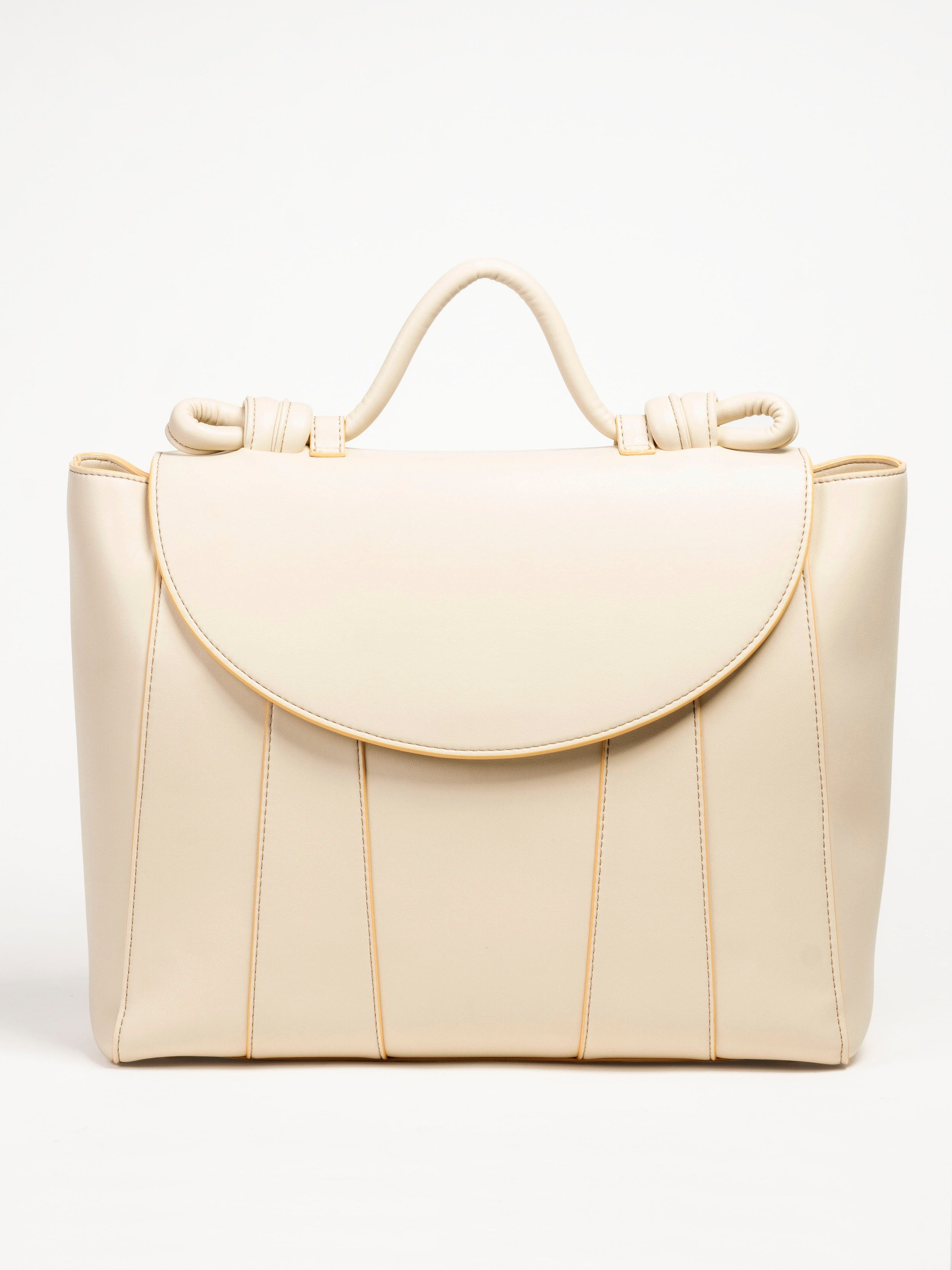The Jaclyn Knot Bag—Bone | Create and Cultivate