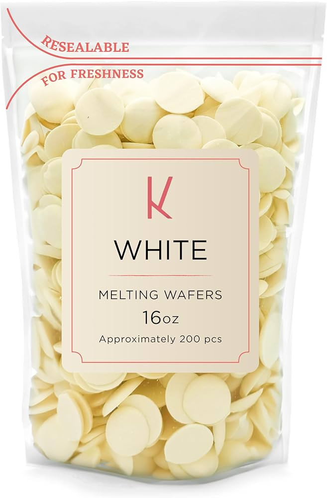 K Chocolate Melting Wafers Bulk Perfect For Dipping, Deserts, Baking And More (1 Pound, White) | Amazon (US)