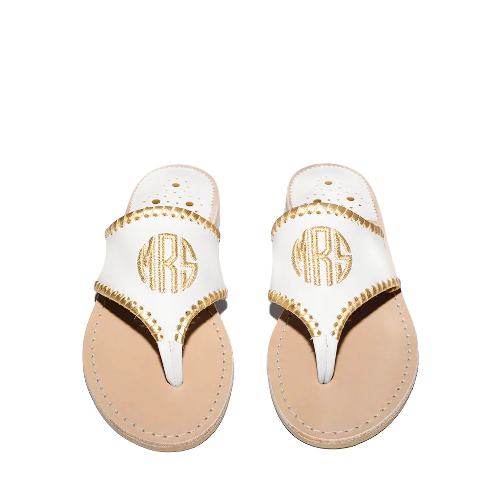 Embroidered "MRS" Sandal | Jack Rogers