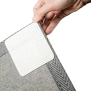 Home Techpro Rug Pads Grippers, 12 PCS Non Slip Washable Grippers for Rug, “Vacuum TECH” - Ne... | Amazon (US)