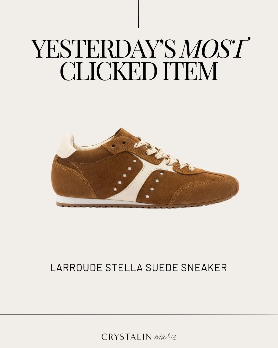 larroude stella suede sneaker 50% off! 👀 comes in lots of colors. run small, size up. i have the 6.

#LTKSaleAlert #LTKPetite #LTKSeasonal