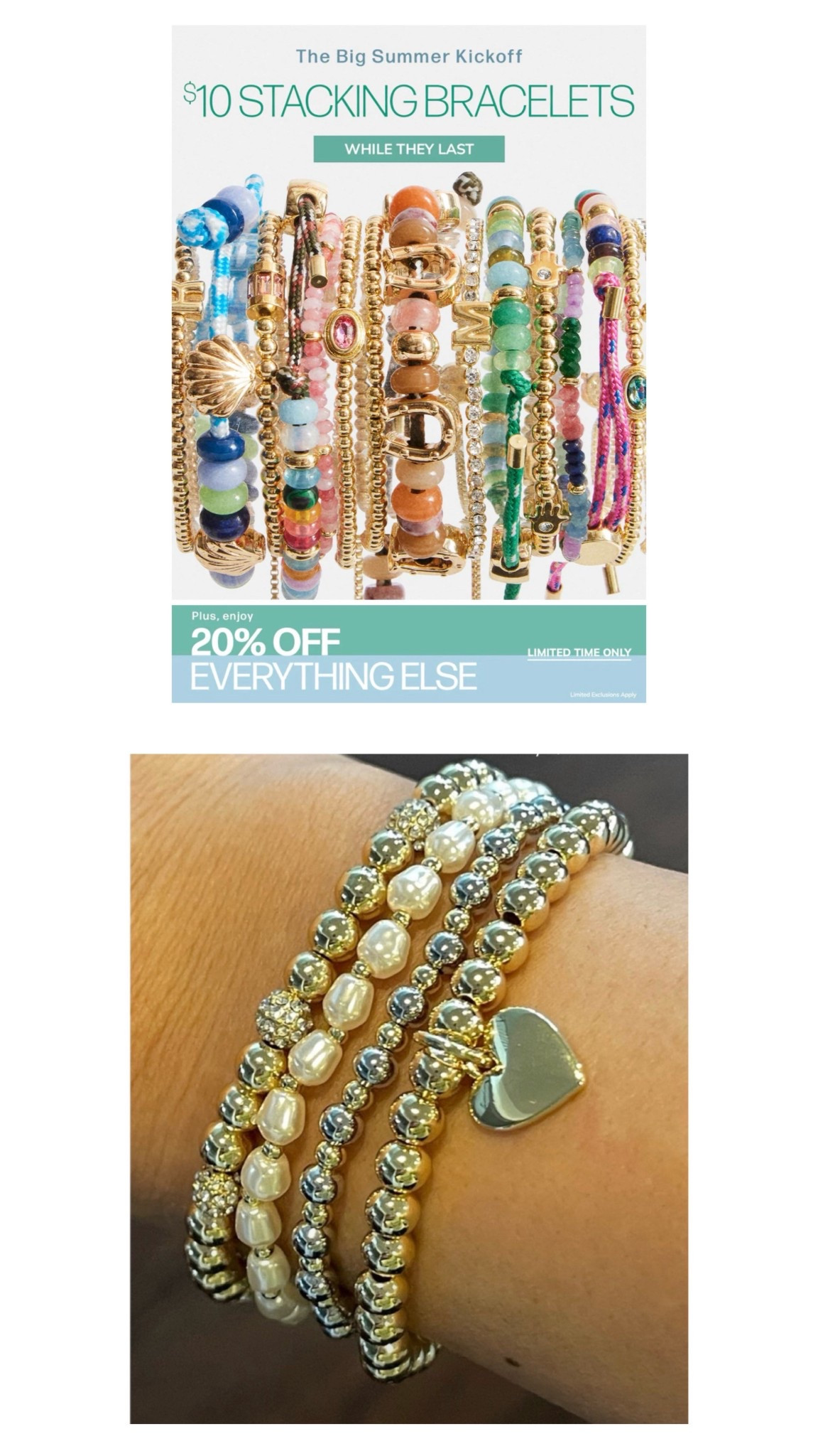 Bauble Bar stacking bracelets on sale


#LTKSaleAlert