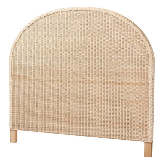 bali & pari Lanica Japandi Sun Bleached Rattan Queen Size Standalone Headboard | Walmart (US)