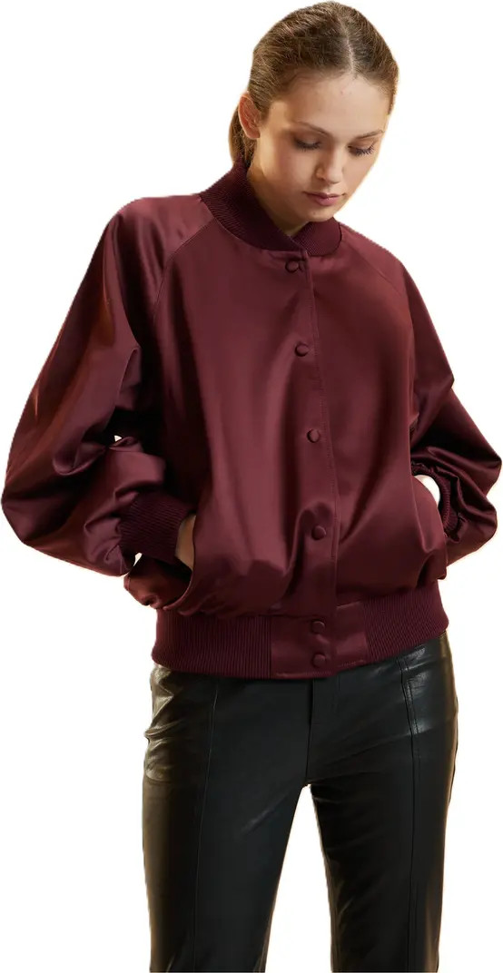 Satin Bomber Jacket | Nordstrom