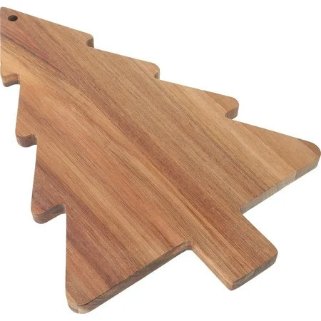 Christmas Tree Shaped Wood Cutting Board for kitchen, Christmas Tree Wooden Serving Tray, Christmas Decoration Charcuterie Tree Boards 15.0"L x 9.4"W | Walmart (US)