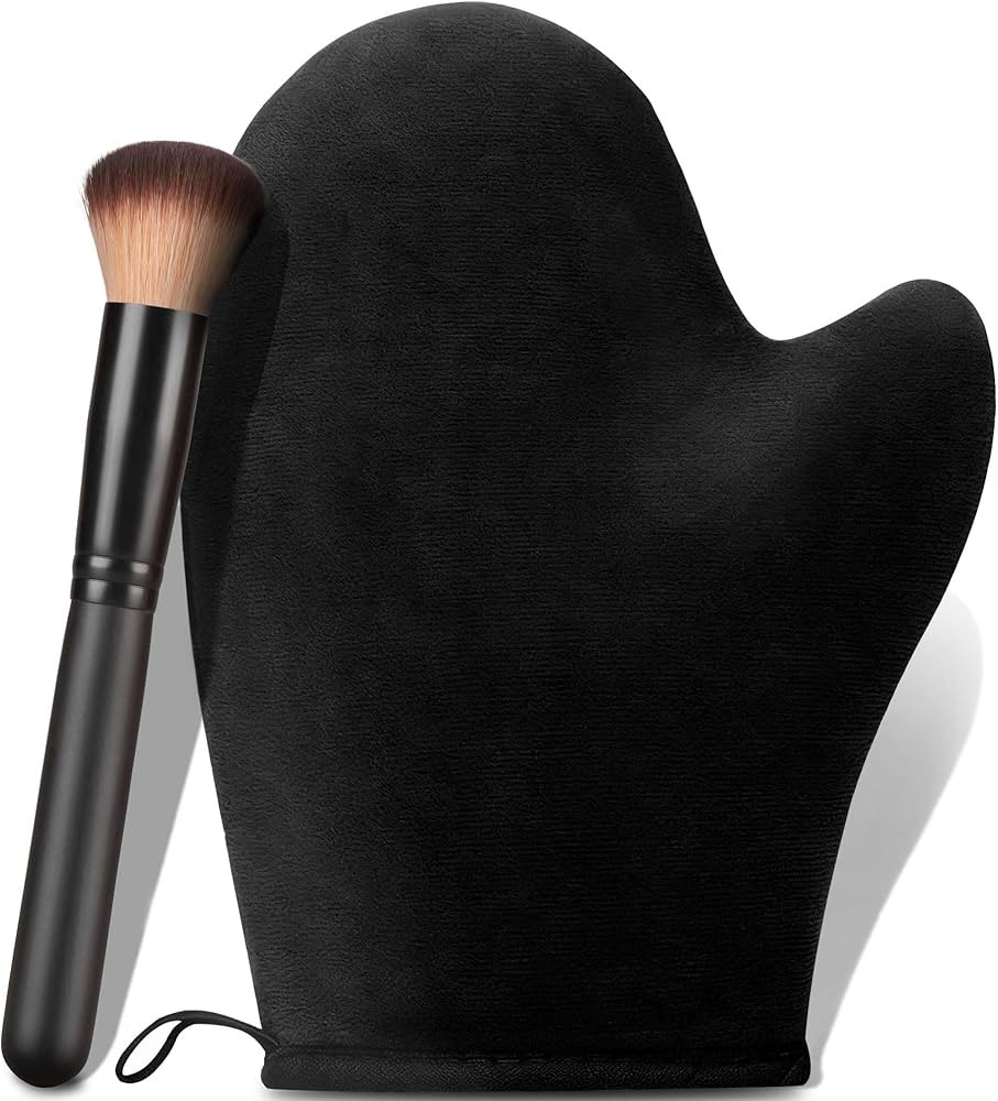 Tanning Mitt Self Tanner Mitt 2 in 1 Set Self Tanning Mitt \u2013 Tanning Glove Self Tan Mitt Tan... | Amazon (US)