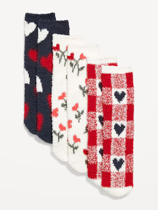 3-Pack Cozy Crew Socks for Women | Old Navy (US)