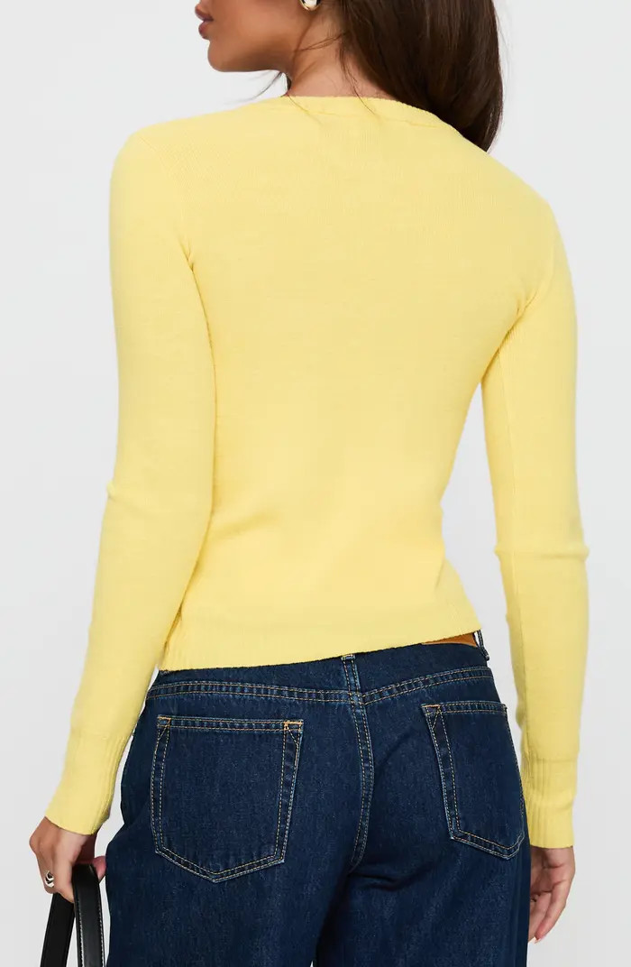 Lauraine Lemon Cardigan | Nordstrom