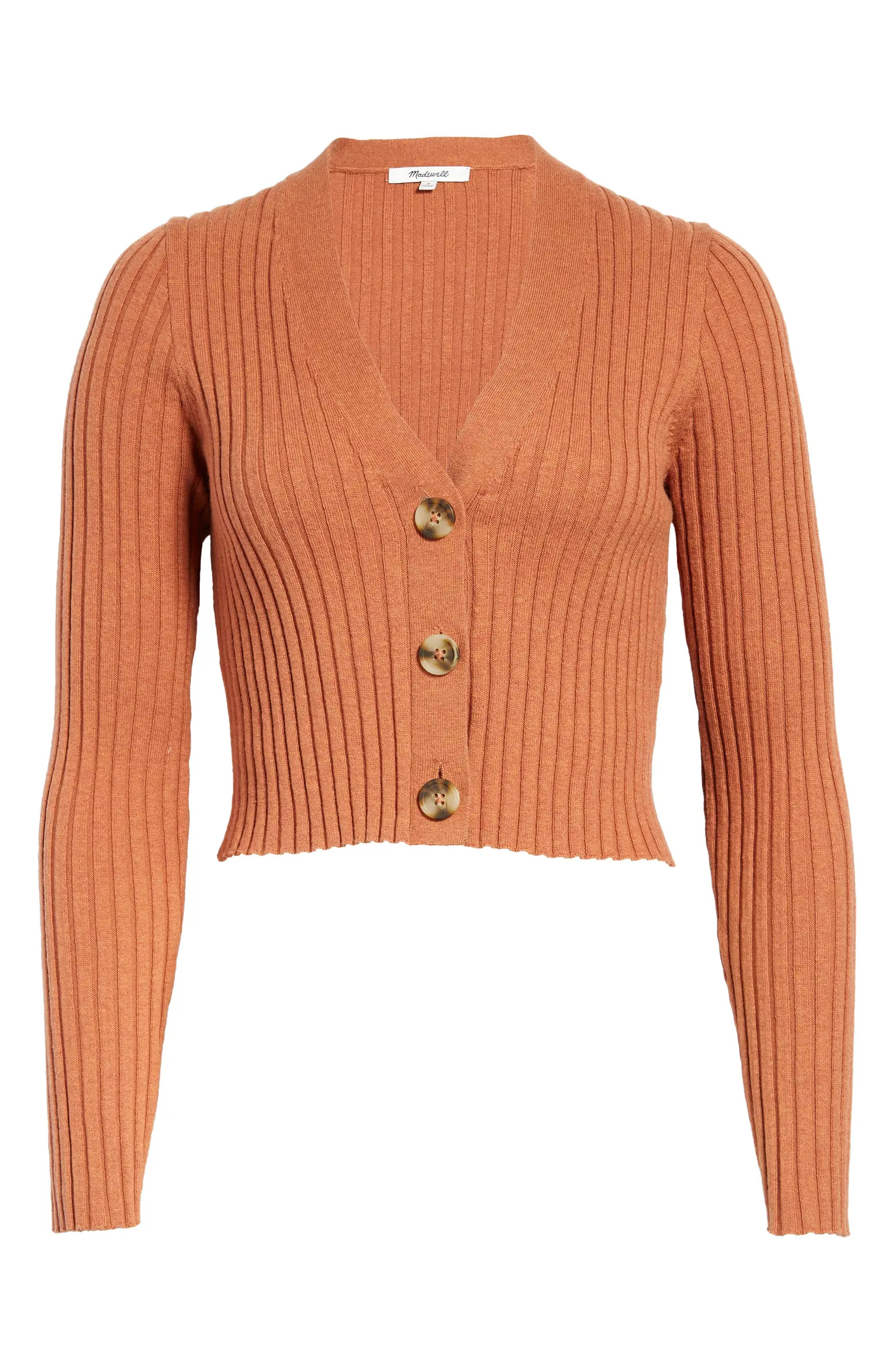 Madewell Brenville Crop Cardigan Sweater | Nordstrom | Nordstrom