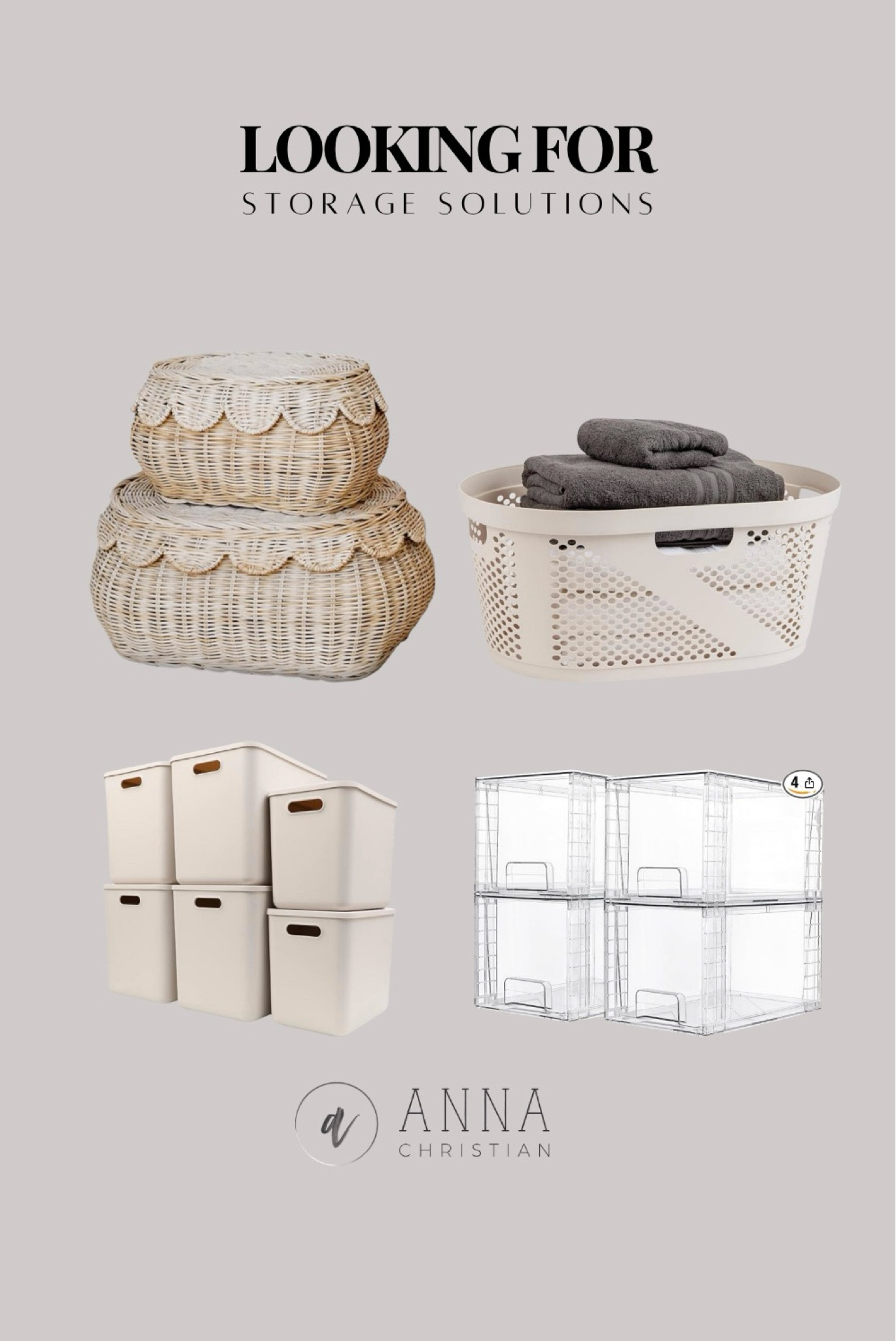 Neutral + Beautiful Storage Solutions
Be ready and organized for winter.
Tip: you might need to get rid of stuff first! 🙌🏼🤍

#LTKHome