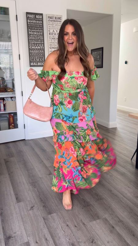 Wedding guest dress
Code: courtneyh15

In an XL but need a Large! Normally a 12/14. 5’8

Destination wedding, tropical vacation dress, resort wear, summer wedding, family pictures, curvy style, colorful dress, midsize

#LTKVideo #LTKWedding #LTKMidsize