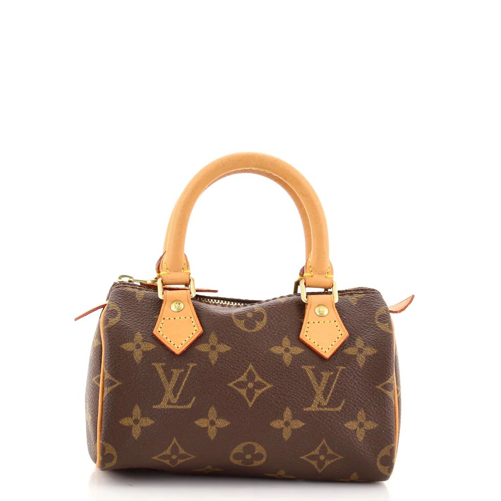 Louis Vuitton Speedy Mini HL Handbag Monogram Canvas Brown 13082545 | Rebag
