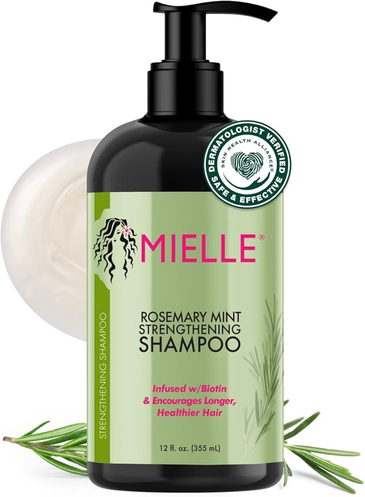 Mielle Organics Rosemary Mint Hair Strengthening Biotin Shampoo - Moisturizing Hair Shampoo for W... | Amazon (US)