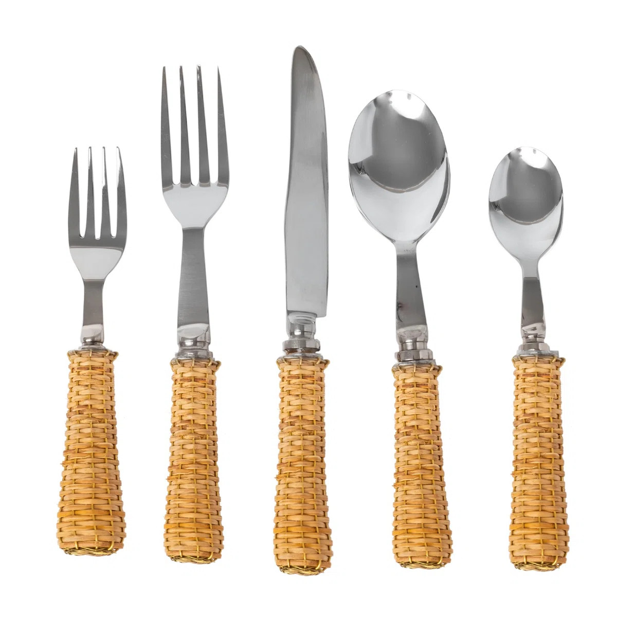Bayou Breeze Merida Stainless Steel Flatware Set | Wayfair North America