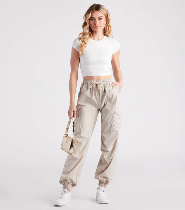 Major Trendsetter High-Rise Joggers | Windsor Stores