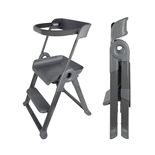 Boon Pivot Toddler Tower - Folding Toddler Step Stool for Bathroom Sink or Kitchen Countertop - Step Stool for Toddlers with CPC Certification - Gray - Ages 18 Months to 4 Years | Amazon (US)