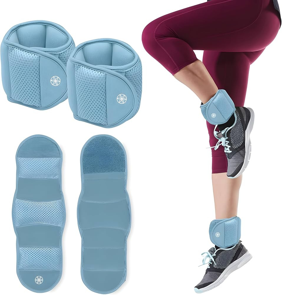 Gaiam Wrist and Ankle Weights, Wearable Bracelet to Strengthen, Tone & Sculpt, Adjustable Ankle W... | Amazon (US)