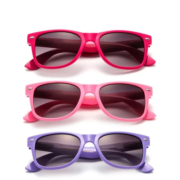 Newbee Fashion - "Blue" Kids Style Sunglasses with Comfortable Spring Temple UV Protection Girls ... | Walmart (US)