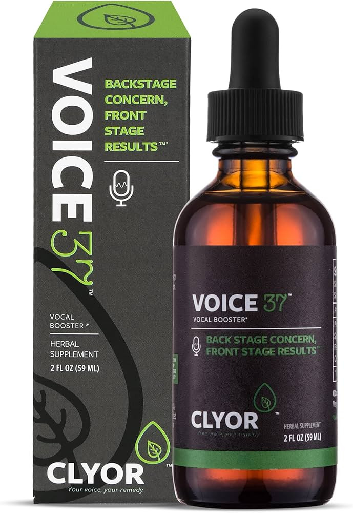 CLYOR Voice37- All Natural Voice Remedy for Singers - Boosts Your Voice - Soothes and Relieve Hoa... | Amazon (US)
