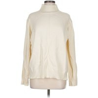 Jade Melody Tam Turtleneck Sweater: Ivory Tops - Size Medium | ThredUp (US)