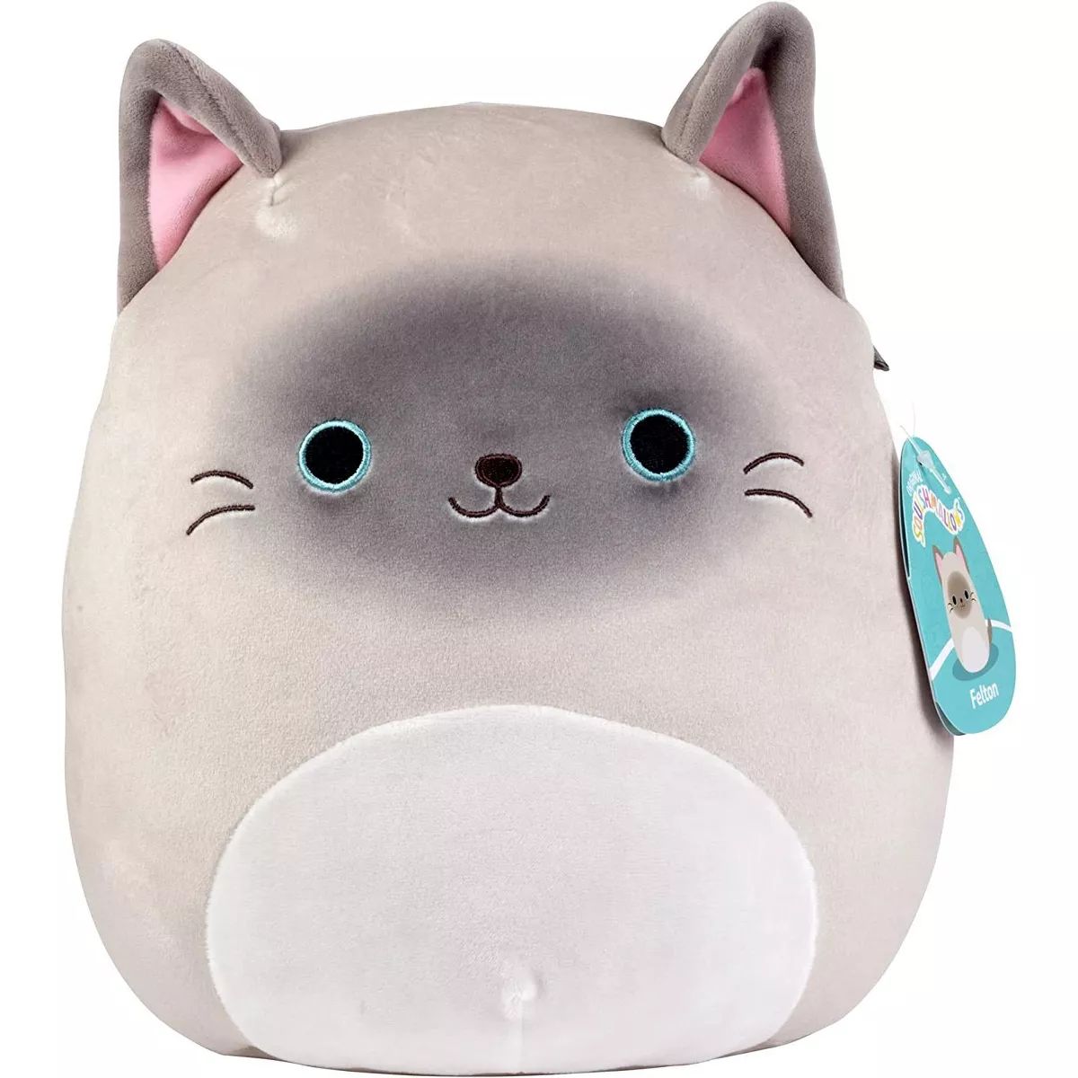 Squishmallow New 10" Felton The Siamese Cat - Official Kellytoy 2022 Plush - Soft and Squishy Kit... | Target