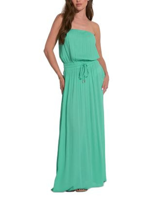 Elan Strapless Smocked Maxi Dress  | Bloomingdale's Women Swimsuits & Cover-Ups | Bloomingdale's (US)