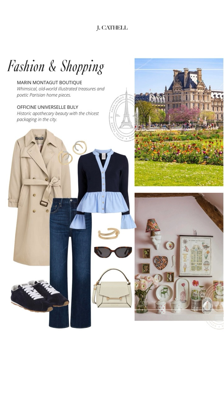 Paris in the Spring 🌸✨
From morning coffee at Café de Flore to sunset views of the Eiffel Tower—and treasure hunting at the Marché aux Puces—this edit is all about what to wear while doing Paris right. Think effortless layers, chic neutrals, comfortable (but polished) shoes, and pieces that move beautifully from café stops to dinner at Girafe or Hôtel Costes.

Save this for your next trip and tap to shop my Paris-ready looks. 🇫🇷 

 #LTKStyle #ParisInSpring #ParisStyle #TravelStyle #EuropeanStyle #SpringOutfits #ChicAndEffortless #

#LTKTravel #LTKootd #LTKOver40