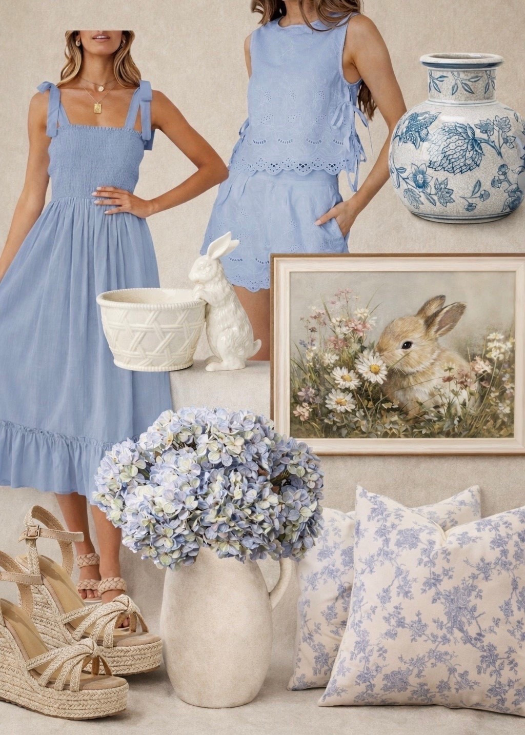 Blue & White Spring Amazon Finds — Dress, Hydrangeas, Bunny Decor, Vase & Pillows

Follow @farmtotablecreations on Instagram for more inspiration.

Soft blues, pretty florals, and sweet spring accents — this Amazon edit is giving effortless warm-weather style for both your home and wardrobe. From the breezy blue dresses and espadrille wedges to the chinoiserie vase, hydrangea arrangement, bunny planter, and classic blue-and-white pillows, these pieces are perfect for refreshing your space (and your closet) for the season ahead. Everything is easy to mix, match, and style for a fresh spring look without overspending.

Amazon | Spring Decor | Spring Dress | Blue Dress | Hydrangeas | Throw Pillows | Easter Decor | Bunny Decor | Chinoiserie | Espadrilles | Home Decor | Amazon Home Finds | Living Room Decor | Bedroom Decor | Neutral Decor | Blue And White Decor | Affordable Decor | Seasonal Decor



#LTKSaleAlert #LTKHome #LTKSeasonal
