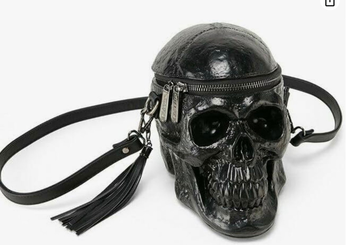 The best skull bag there is #gothic 

#LTKFindsUnder100 #LTKStyleTip #LTKItBag