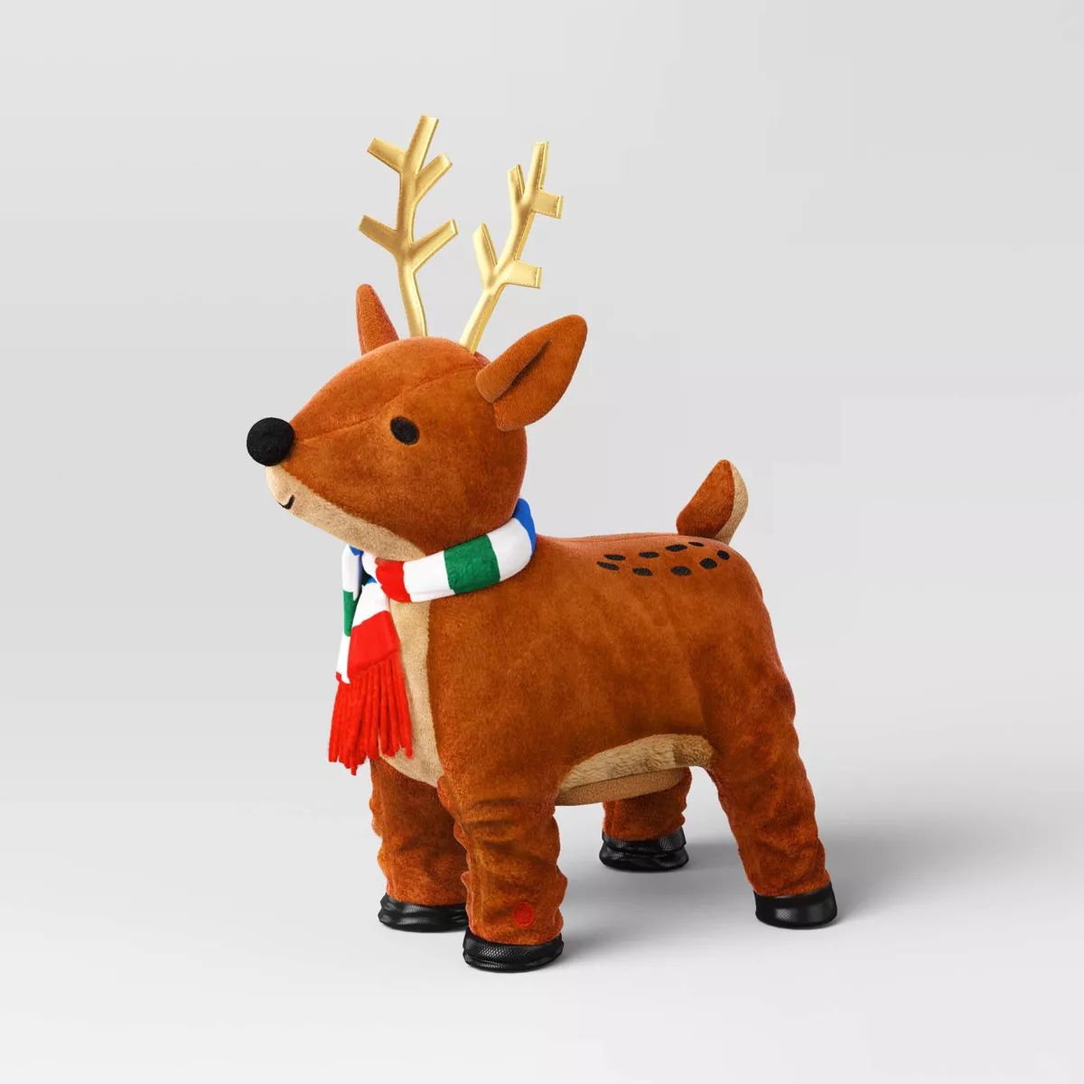 13" Battery Operated Animated Plush Dancing Reindeer Christmas Figurine - Wondershop™ Brown | Target
