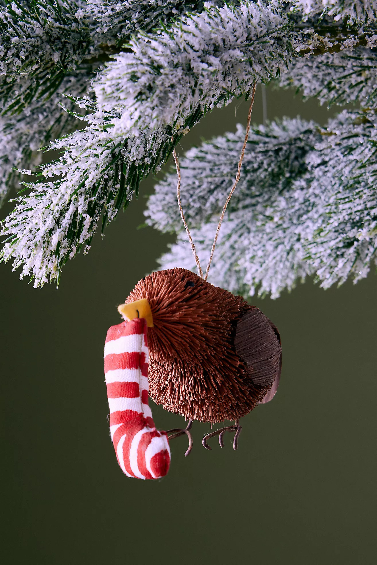 The Conscious Bristle Robin Ornament | Anthropologie (UK)
