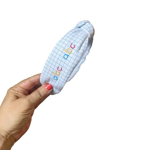 Knotted Headband/back to School/abc - Etsy | Etsy (US)