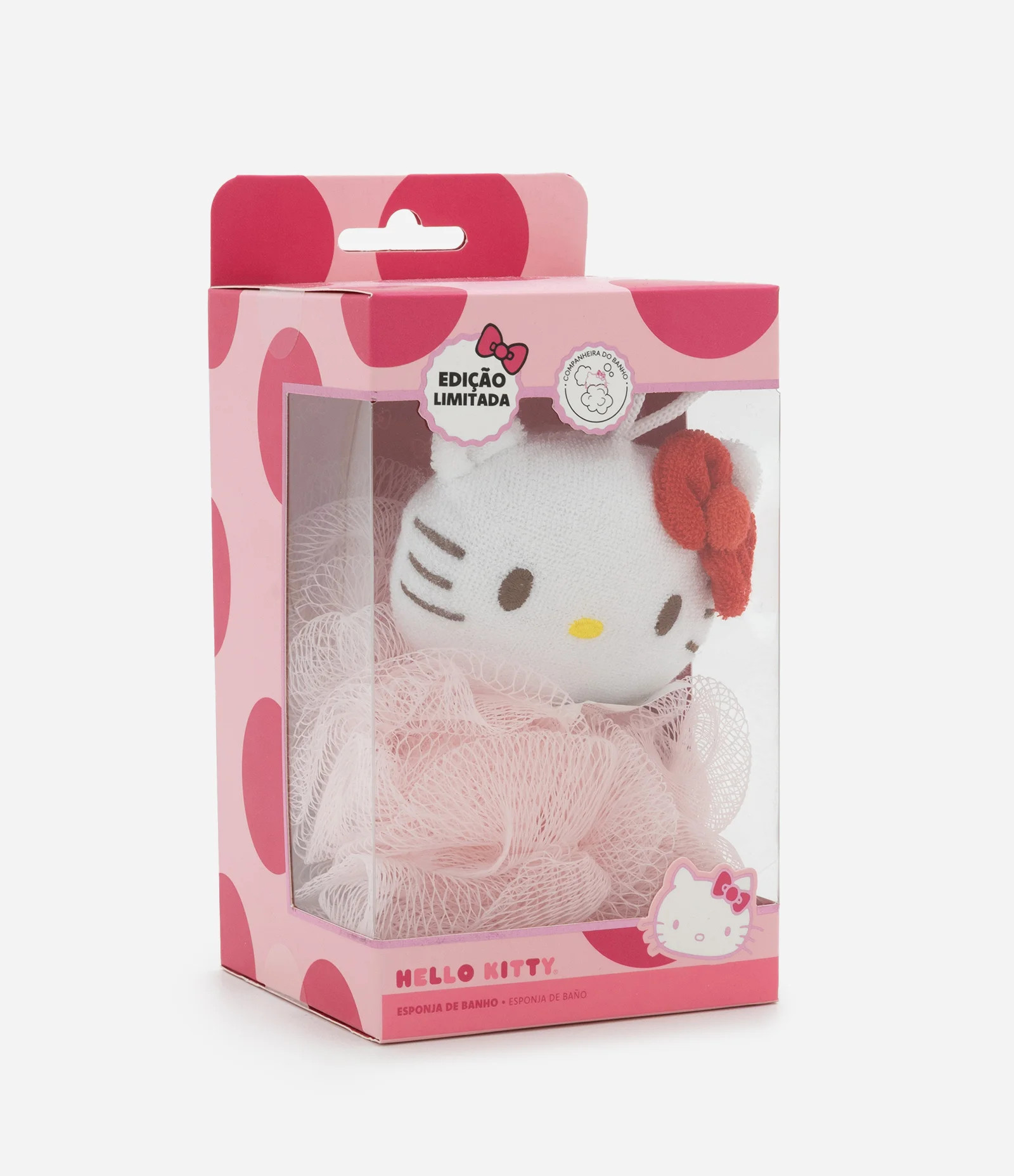 Esponja de Banho Hello Kitty Alchemia Rosa/Branco - Lojas Renner | Renner (BR)