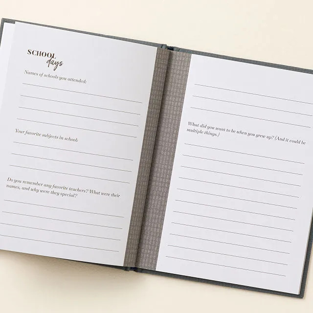 My Dad - A Keepsake Interview Journal | Dad | UncommonGoods