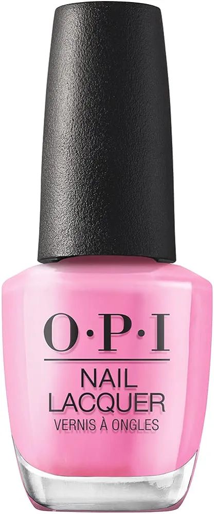 OPI Nail Lacquer, Opaque & Vibrant Crème Finish Pink Nail Polish, Up to 7 Days of Wear, Chip Res... | Amazon (US)