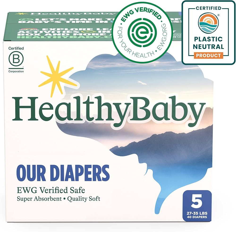 Our Diapers | EWG Verified Safe & Plant-Based Diapers | Absorbent for Leak Protection | Soft Orga... | Amazon (US)
