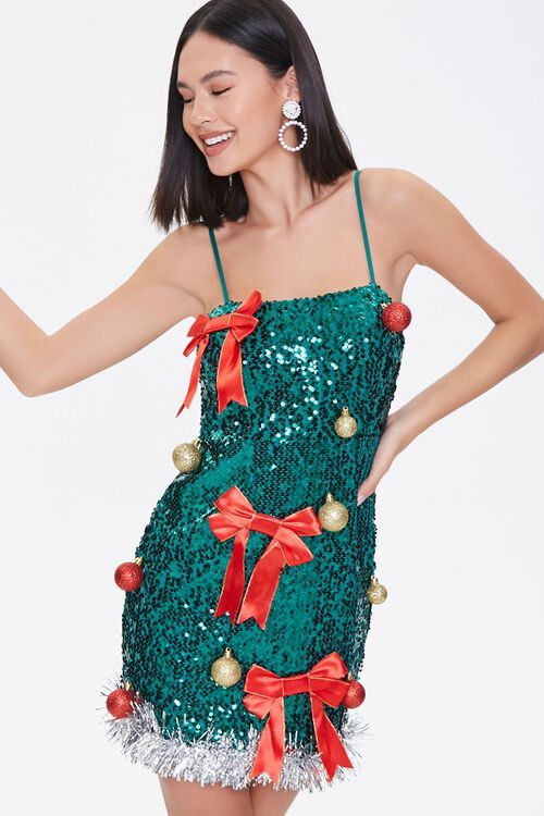 Sequin Christmas Tree Dress | Forever 21 (US)