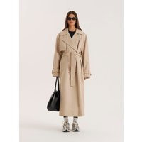 Beige Belted Trench Coat- Tabi | 4th & Reckless